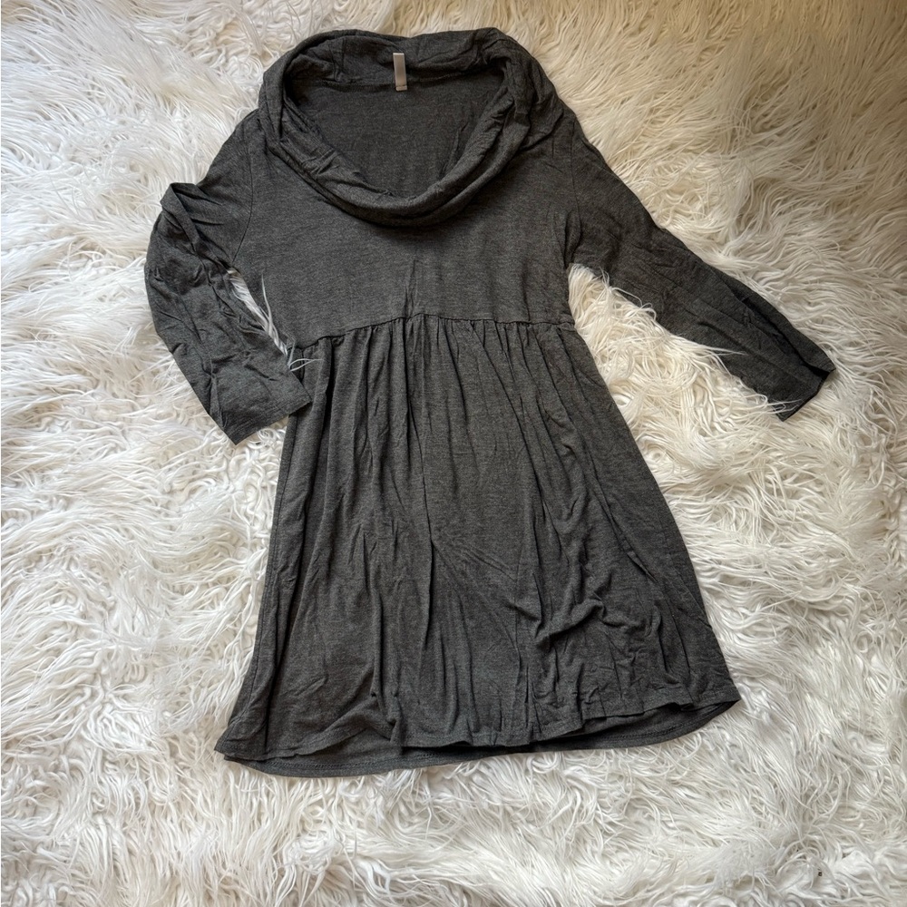 Pinkblush Heather Gray Cowl Neck Top